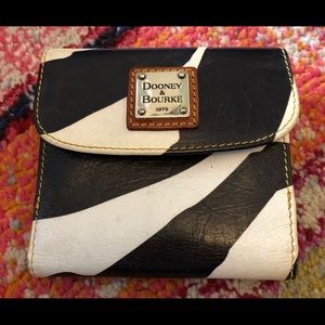 Dooney & Bourke Zebra Red Leather Wallet